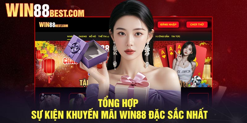 Tổng hợp sự kiện khuyến mãi Win88 đặc sắc nhất