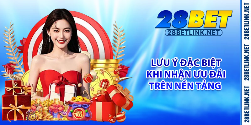 Lưu ý đặc biệt khi nhận ưu đãi trên nền tảng 